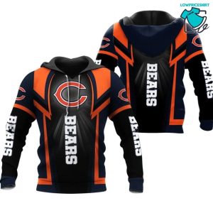 Chicago Bears Big Logo NFL Gifts For Fan Limited Design All Over Print 3D Hoodie Vrs 03