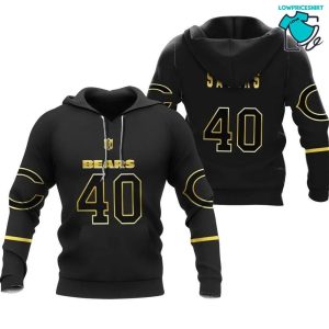 Chicago Bears Gale Sayers #40 NFL Gifts Limited Design 3D Hoodie All Over Printed