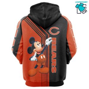 Chicago Bears Mickey Mouse NFL Gifts For Fan Limited Design All Over Print 3D Hoodie Vrs 07 3
