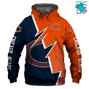 Chicago Bears NFL Gifts For Fan Limited Design All Over Print 3D Hoodie 23