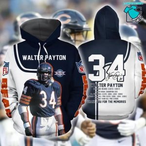 Chicago Bears Walter Payton Legend NFL Gifts Limited Design All Over Print 3D Hoodie