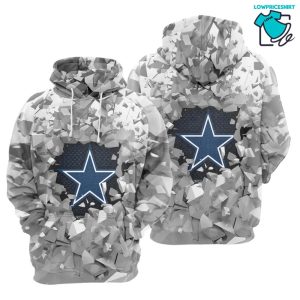 Dallas Cowboys Ice Break Limited Design NFL Football Gifts For Fan 3D Hoodie All Over Printed 1