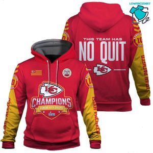 Isiah Pacheco 10 This Team Has No Quit Kansas City Chiefs Super Bowl Champion 2023 Unisex 3D Hoodie