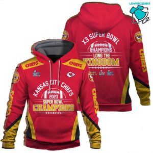 Kansas City Chiefs – Super Bowl Champion 2023 Long The Kingdom Unisex 3D Hoodie