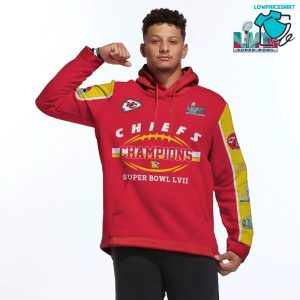 Patrick Fuckin’ Mahomes 15 2023 Super Bowl Champions Kansas City Chiefs Super Bowl Champion 2023 Unisex 3D Hoodie