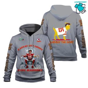 Patrick Mahomes Already The Goat Kansas City Chiefs Super Bowl Champion 2023 Unisex 3D Hoodie