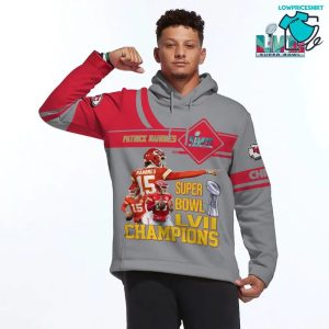 Patrick Mahomes Gamedays Are For The Chop Kansas City Chiefs Super Bowl Champion 2023 Unisex 3D Hoodie