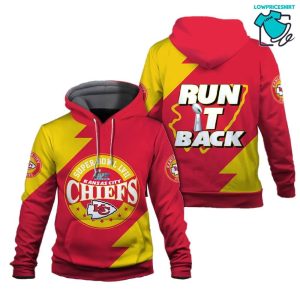 Run It Back Kansas City Chiefs Super Bowl Champion 2023 Unisex 3D Hoodie