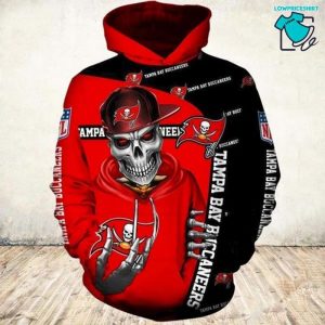 Death Tampa Bay Buccaneers, 3D Hoodie NFL Gift Ideas For Football Fans