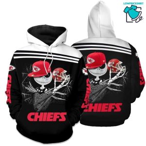 Jack Skellington Keeps Kansas City Chiefs For Kansas City Chiefs, 3D Hoodie NFL Gift Ideas For Football Fans