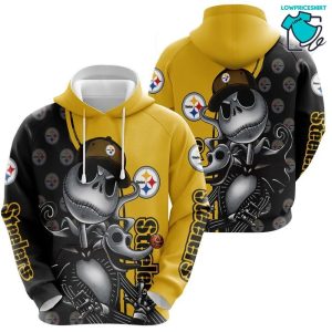 Jack Skellington Pittsburgh Steelers, 3D Hoodie NFL Gift Ideas For Football Fans