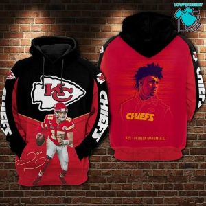 Patrick Mahomes Kansas City Chiefs, 3D Hoodie NFL Gift Ideas For Football Fans
