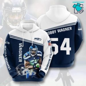 Philadelphia Eagles 54 Bobby Wagner Signature, 3D Hoodie NFL Gift Ideas For Football Fans