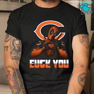 Chicago Bears X Deadpool Fuck You And Love You T-Shirt