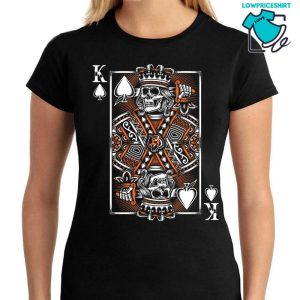 Cincinnati Bengals Spade King Of Death Card Football T-Shirt