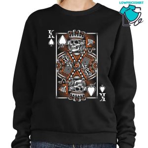 Cincinnati Bengals Spade King Of Death Card Football T-Shirt