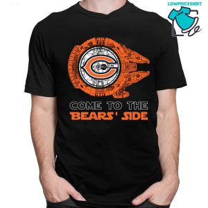 Come To The Bears Side Star Wars X Chicago Bears T-Shirt