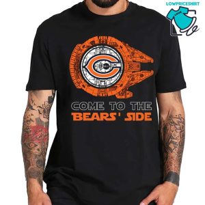 Come To The Bears Side Star Wars X Chicago Bears T-Shirt