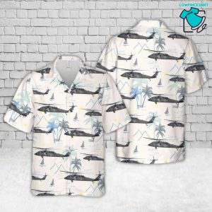 Black Hawk Helicopter Hawaiian Shirt, 4th Of July Hawaiian Hawaiian Shirt Outfit